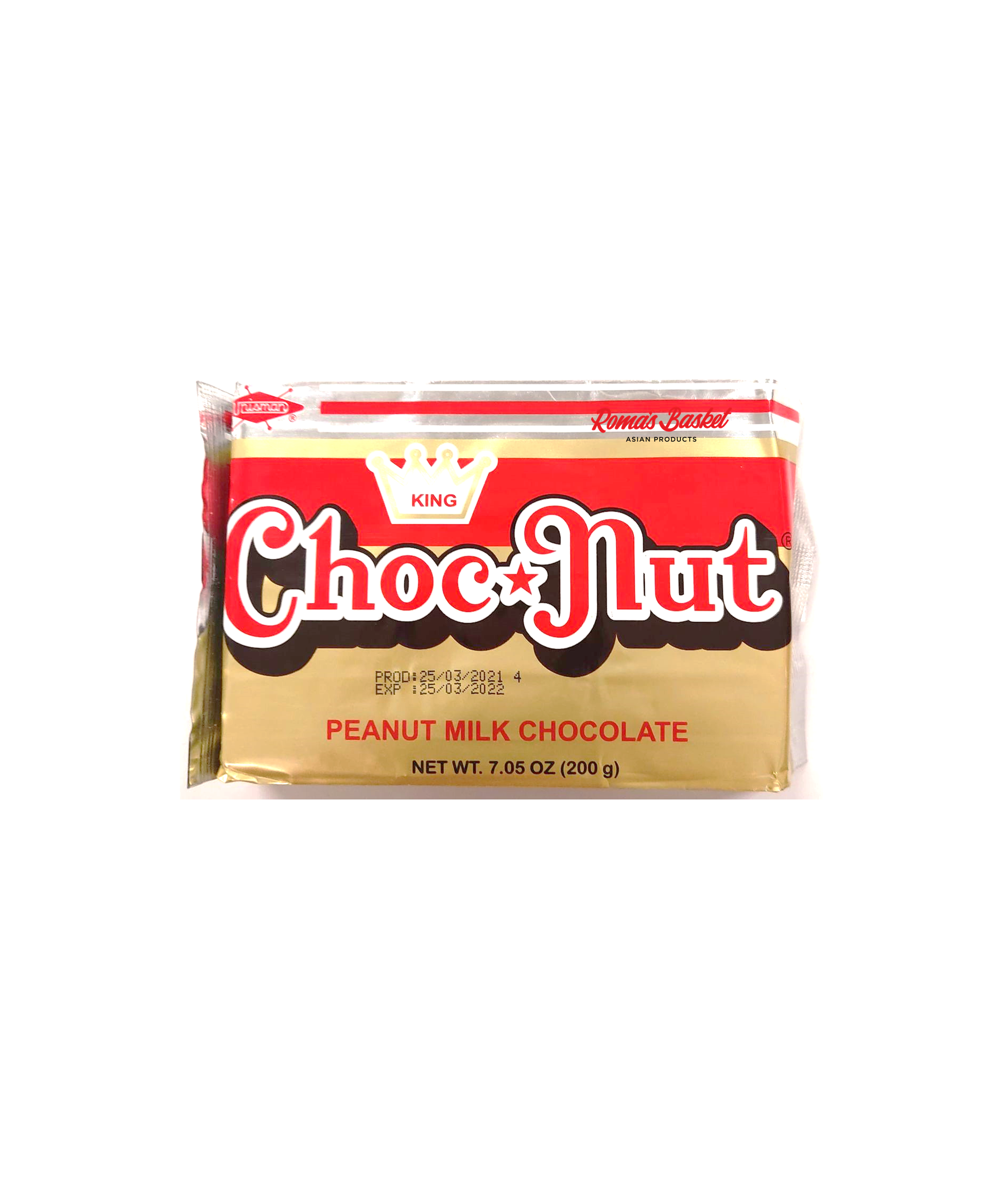 Chocnut King Milk Chocolate 200g