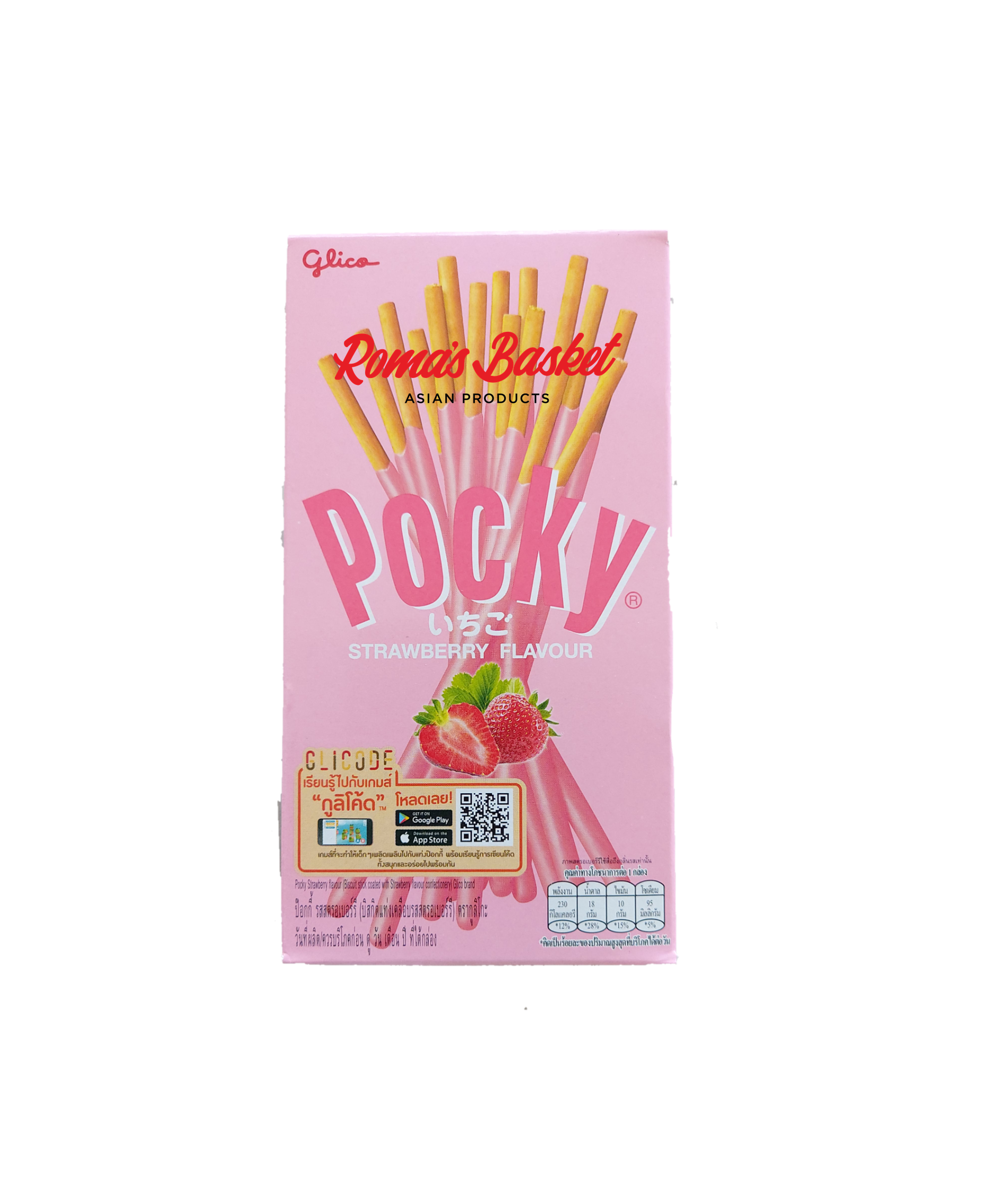 Pocky Strawberry Sticks 45g