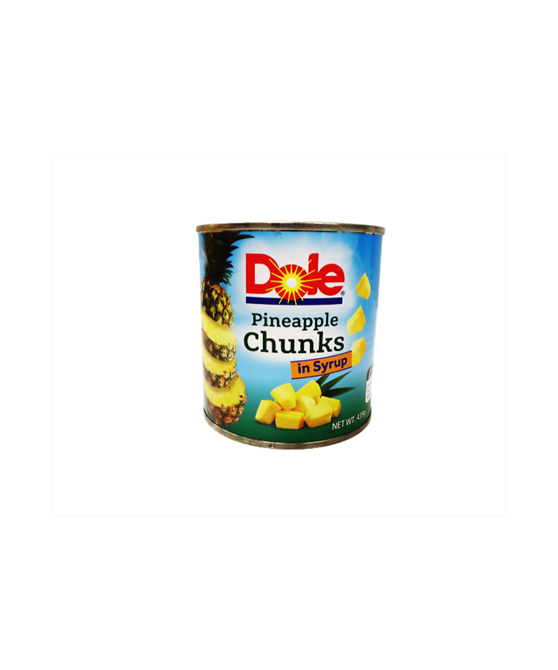 Dole Pineapple Chunks Syrup/juice 432g