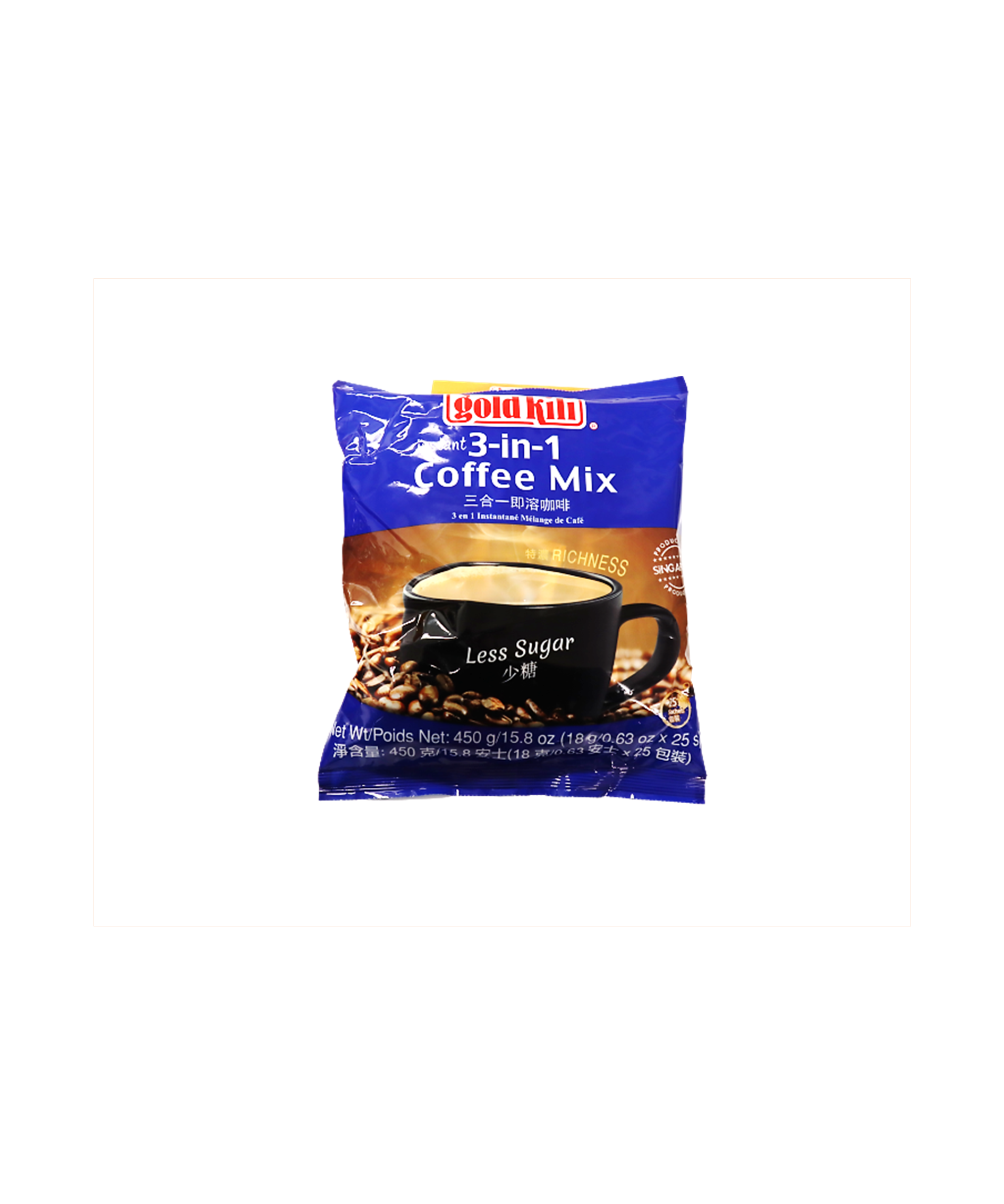 Gold Killi Coffee (Less Sugar) 450g