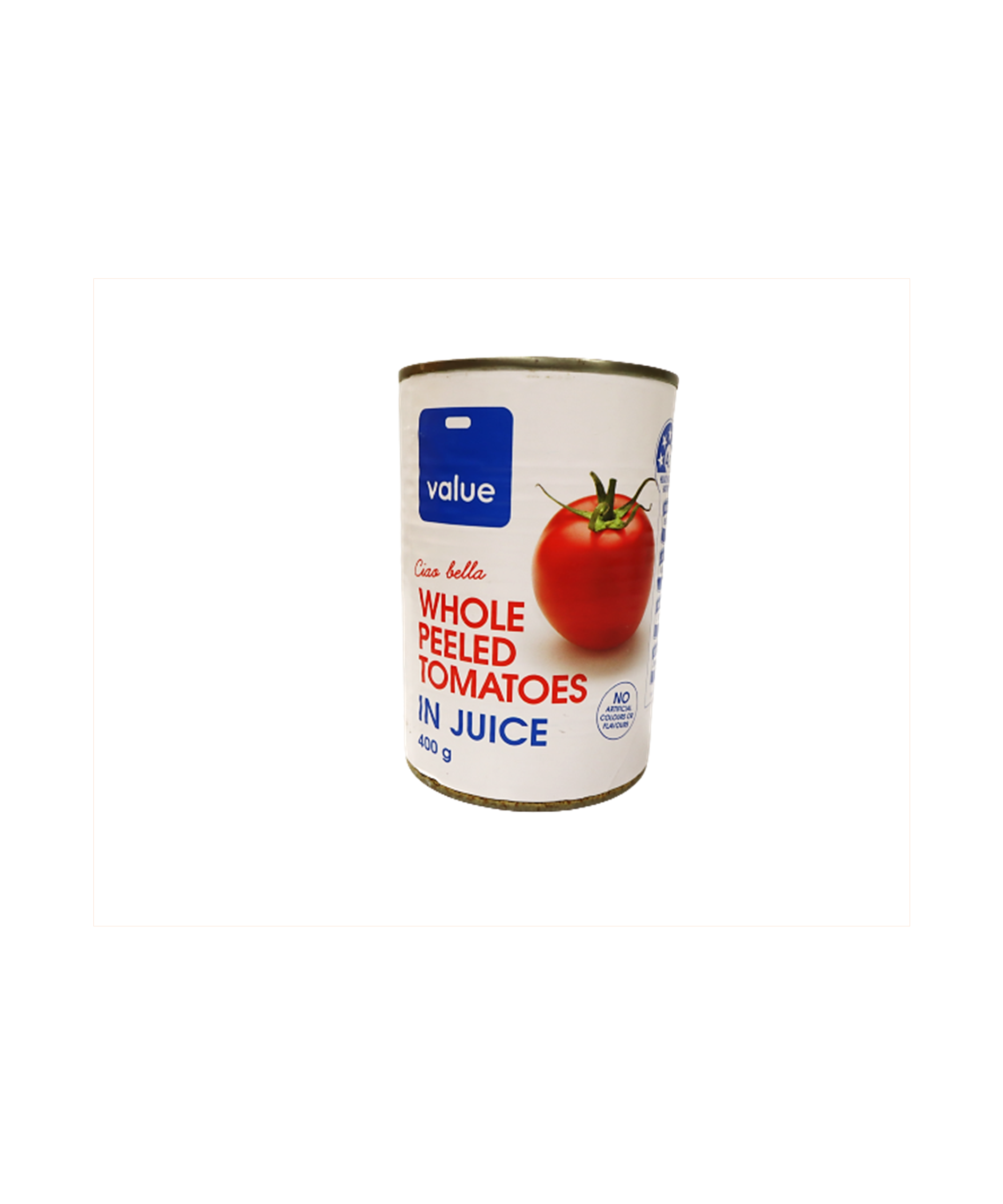 VALUE TOMATOES CHOPPED IN JUICE 400G