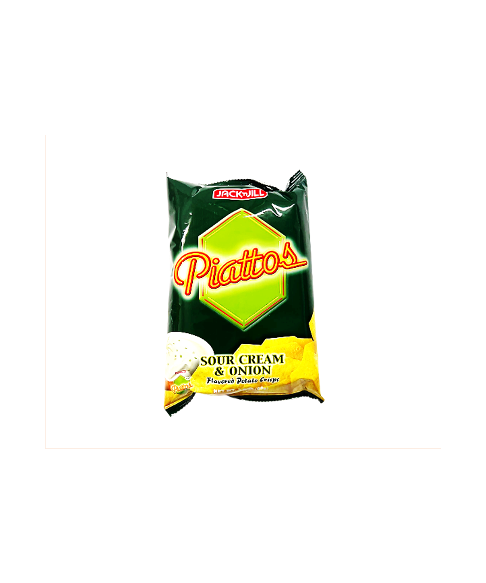 Piattos Potato Chips – Sour Cream Flavor 85g