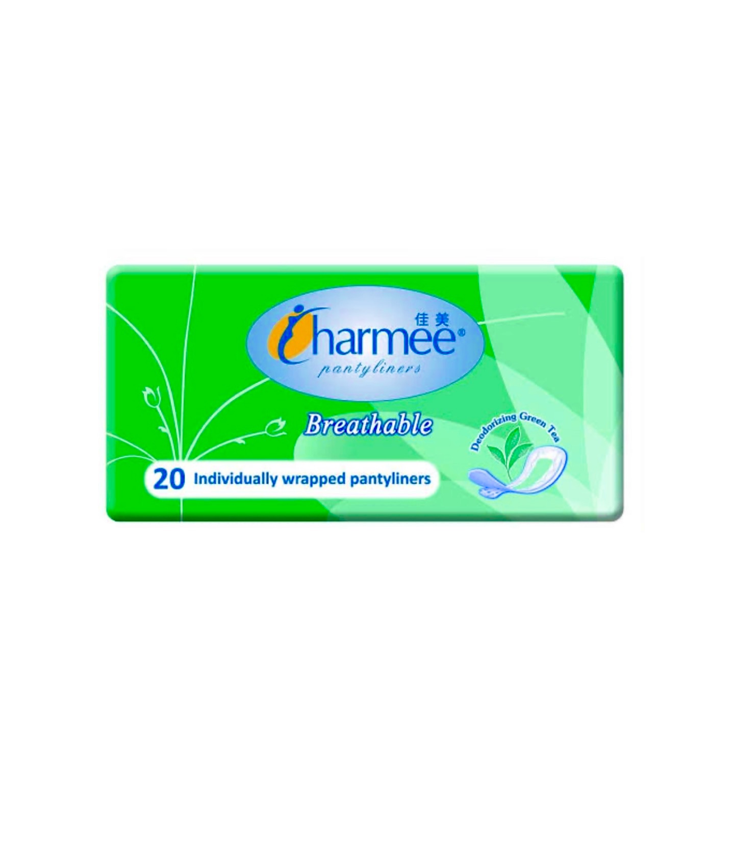 Charmee Pantyliner 20s (Green)